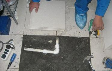 龙江漏水维修 河北邯郸卫生间地面漏水维修案例